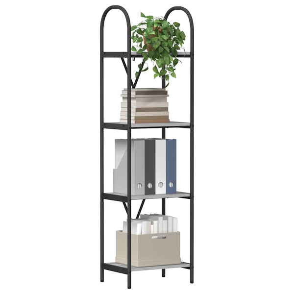 Bücherregal Grau Sonoma 146cm
