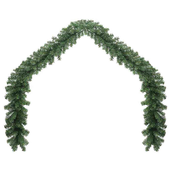 Weihnachtsgirlande Grün 20 m, 2er-Set