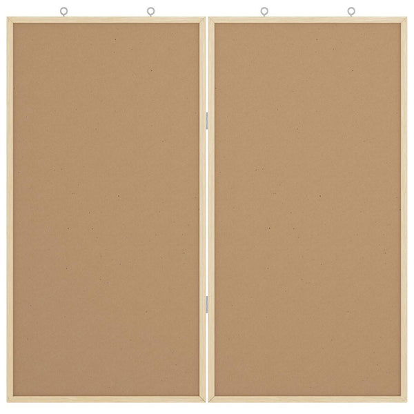 Info-Tafel Braun Kiefer Massivholz 80x80