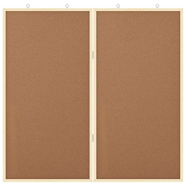 Info-Tafel Braun Kiefer Massivholz 80x80