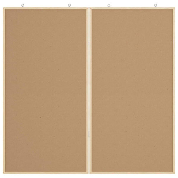 Info-Tafel Braun 100x100cm Kiefer Massivholz
