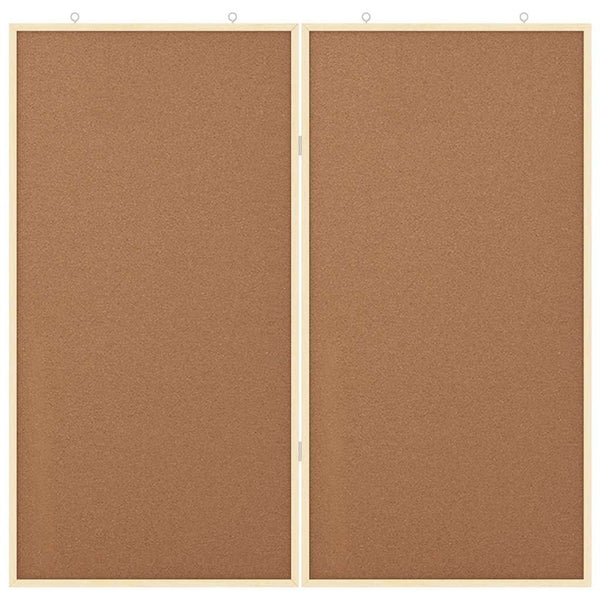Info-Tafel Braun 100x100cm Kiefer Massivholz