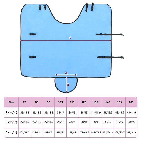 Pferdedecke Aqua 105 cm Polyester