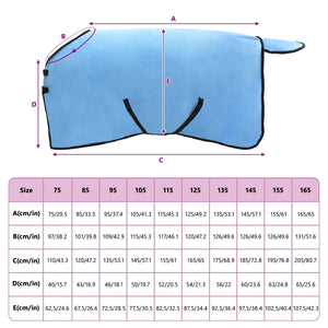 Pferdedecke Aqua 115 cm