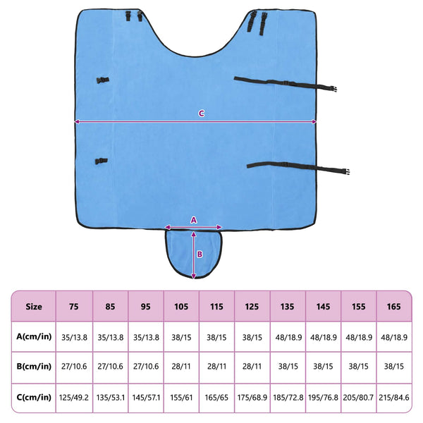Pferdedecke Aqua 135 cm Polyester
