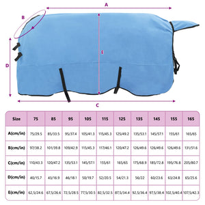Pferdedecke Aqua 165 cm Polyester