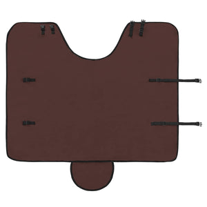 Dunkelbraune Pferdedecke 115 cm