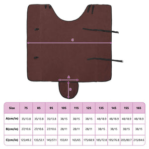 Pferdedecke Dunkelbraun 135 cm