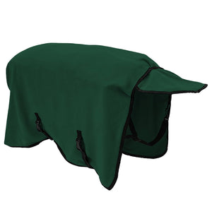 Dunkelgrüne Pferdedecke 105 cm