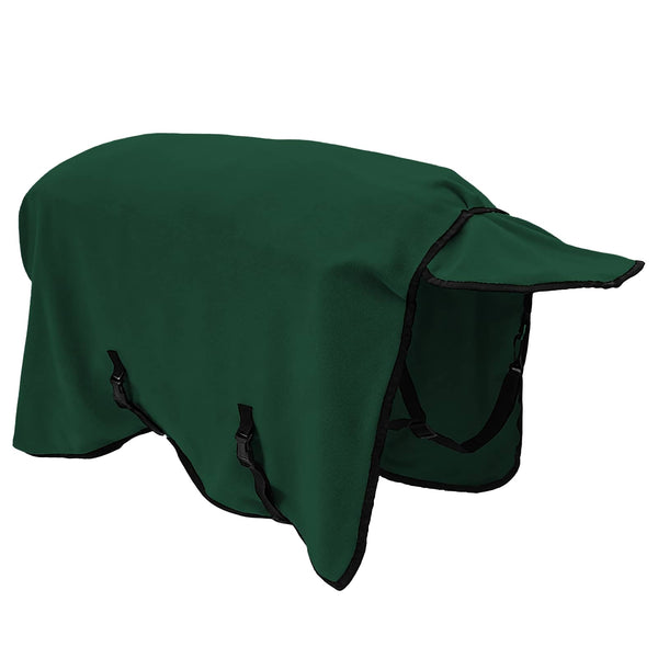 Dunkelgrüne Pferdedecke 105 cm