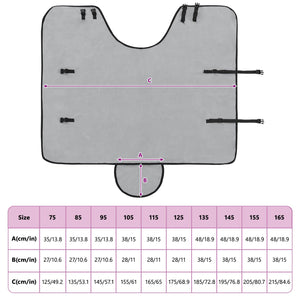 Pferdedecke Hellgrau Rosa 115 cm