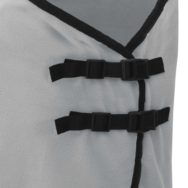 Pferdedecke Hellgrau Rosa 145 cm