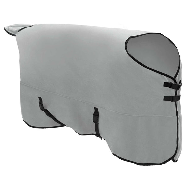 Pferdedecke Hellgrau Rosa 155cm