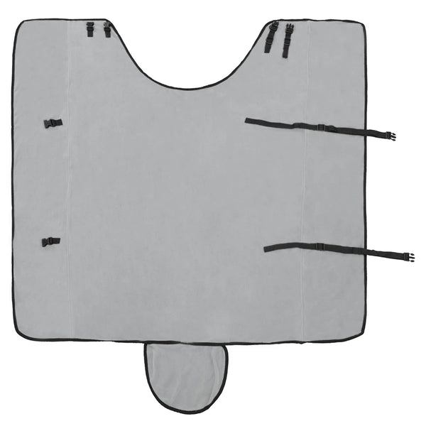 Pferdedecke Hellgrau Rosa 155cm