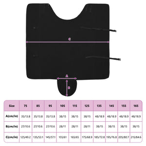 Pferdedecke Schwarz 135cm
