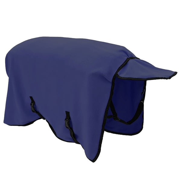 Marineblaue Pferdedecke 85 cm