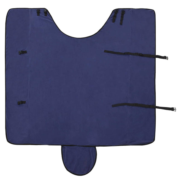 Marineblaue Pferdedecke 135 cm