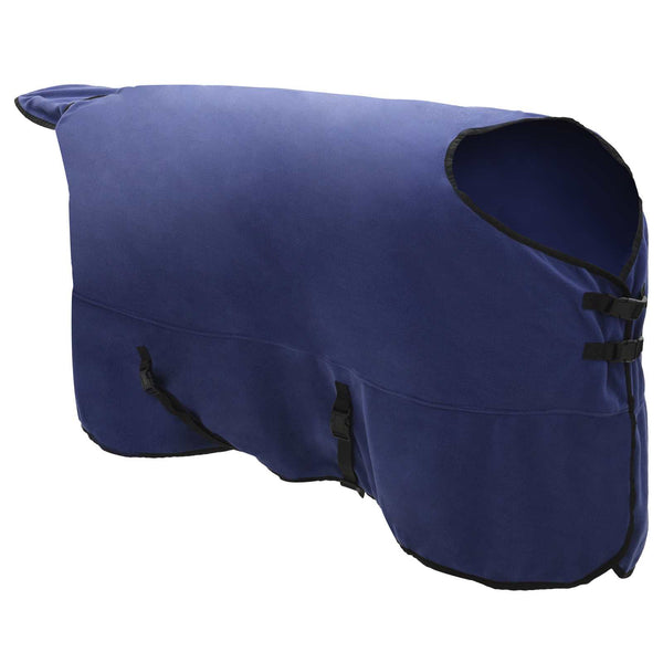 Marineblaue Pferdedecke 145 cm