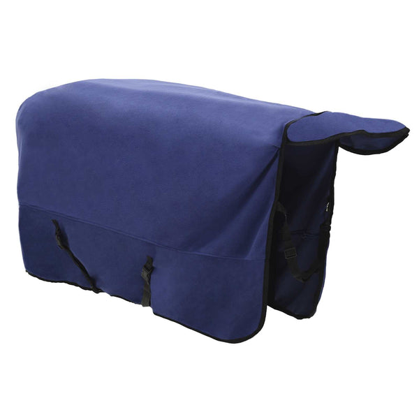 Marineblaue Pferdedecke 145 cm