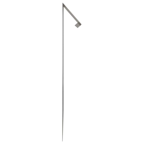 Schneckenzaun 4er Set Edelstahl Silber 50cm