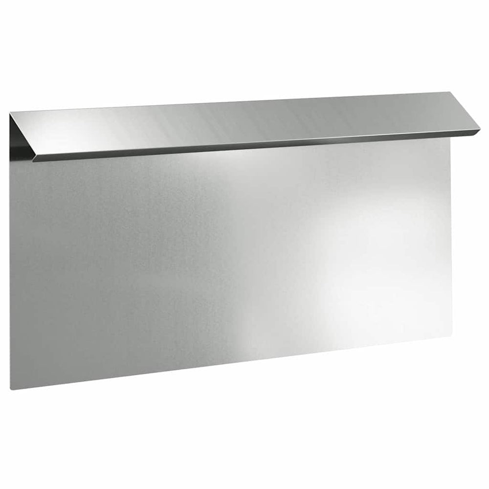 Schneckenzaun Silber Verzinkter Stahl 50 cm