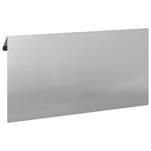 Schneckenzaun Silber Verzinkter Stahl 50 cm