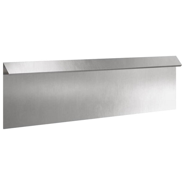 Schneckenzaun Silber 16 Stk. 100x3,5x25cm Edelstahl