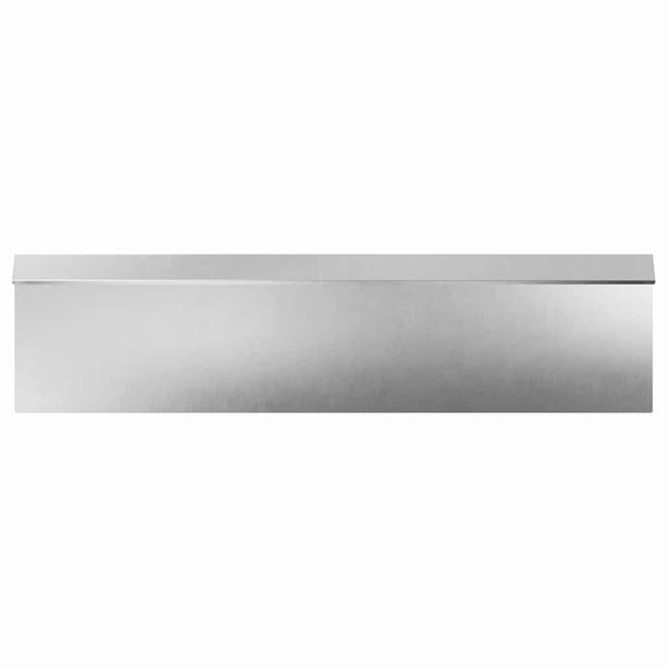 Schneckenzaun Silber 16 Stk. 100x3,5x25cm Edelstahl