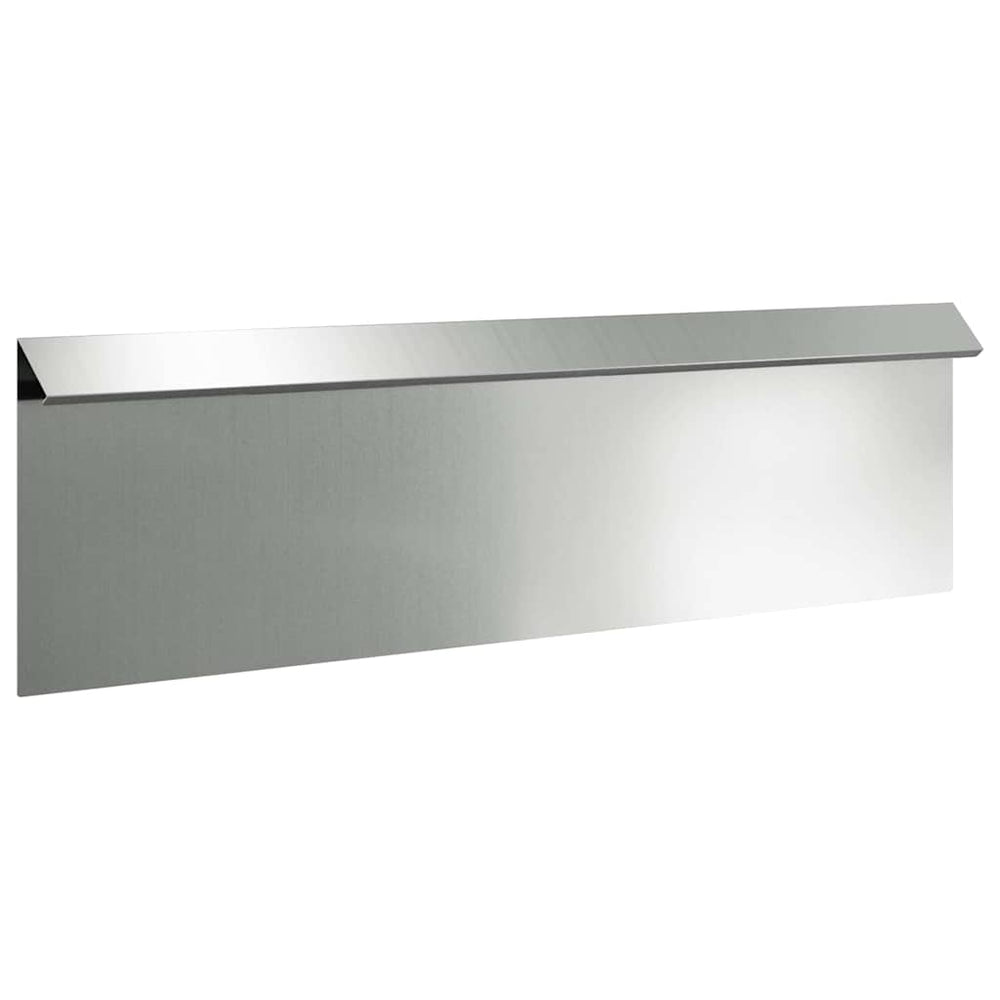 Schneckenzaun Silber 16 Stk. 100x3,5x25 cm
