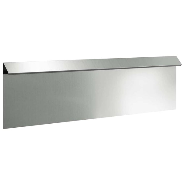 Schneckenzaun Silber 16 Stk. 100x3,5x25 cm