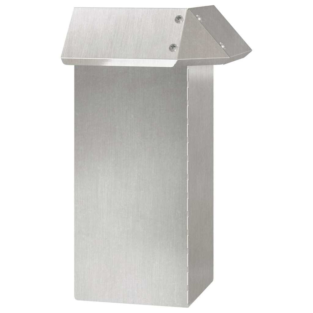Edelstahl Schneckenzaun Silber 25cm
