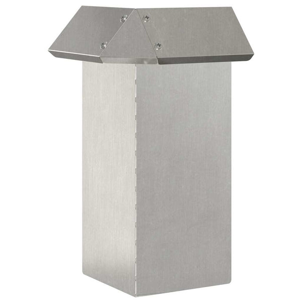 Edelstahl Schneckenzaun Silber 25cm