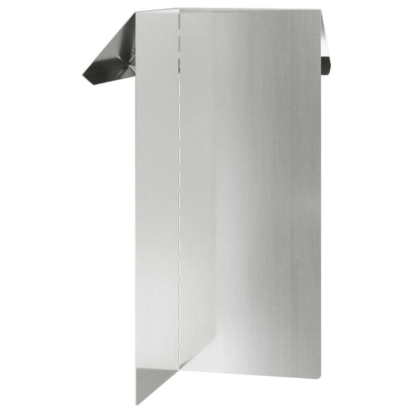 Schneckenzaun Silber Verzinkt 25cm