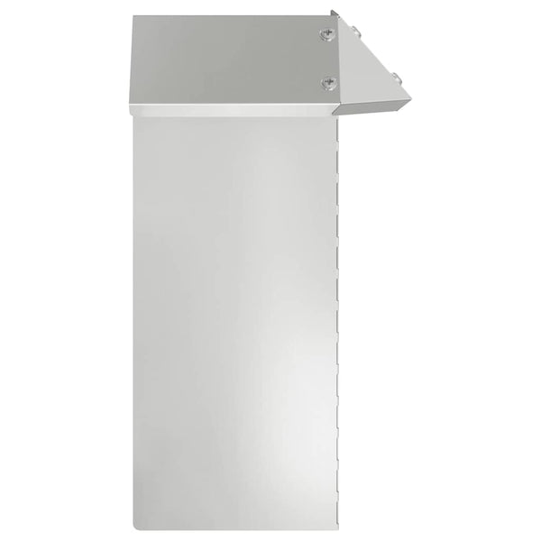 Schneckenzaun Silber Verzinkt 25cm