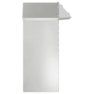 Schneckenzaun 4er Set Silber