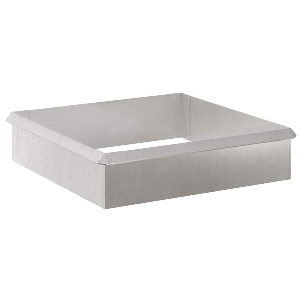 Schneckenzaun Silber Edelstahl 8 Stk