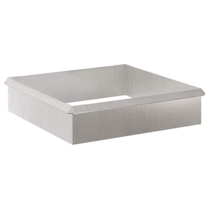Schneckenzaun Silber Edelstahl 8 Stk