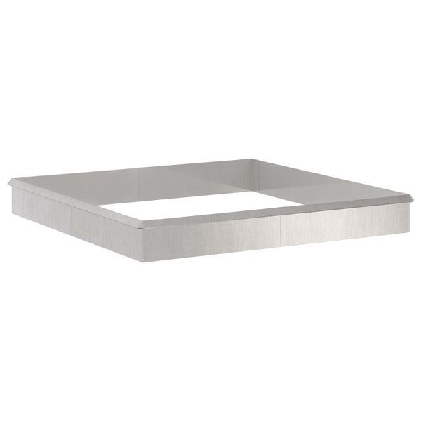 Schneckenzaun Silber Edelstahl 12 Stk.
