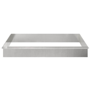Schneckenzaun Silber Edelstahl 12 Stk.