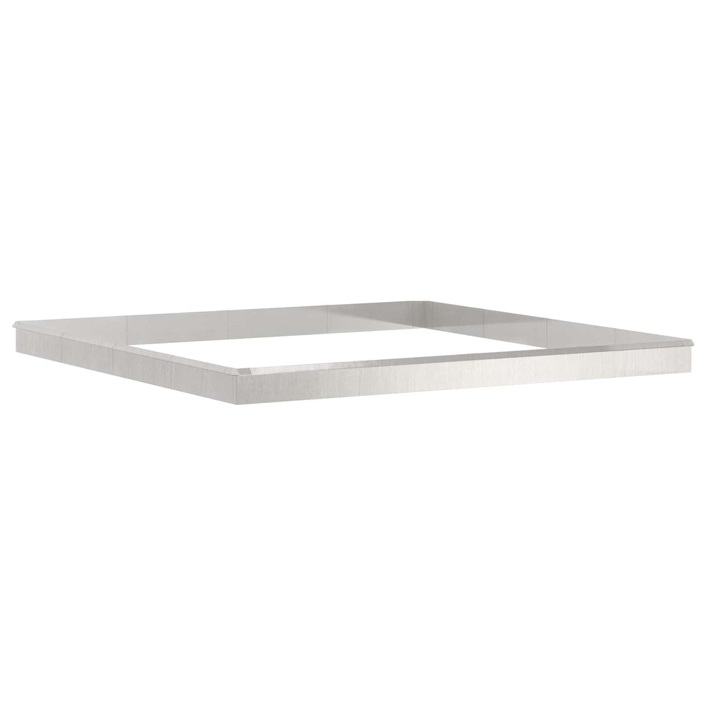 Schneckenzaun Silber Edelstahl 20 Stk.