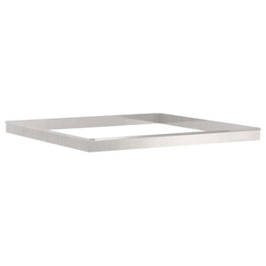 Schneckenzaun Silber Edelstahl 20 Stk.