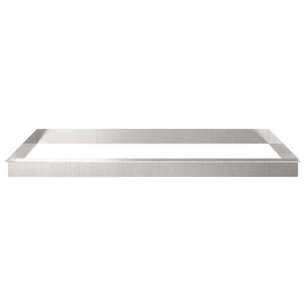 Schneckenzaun Silber Edelstahl 20 Stk.