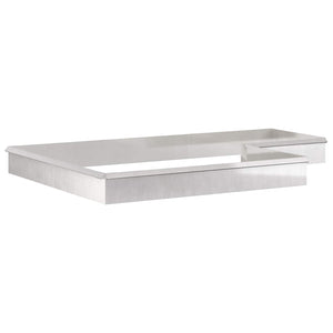 Schneckenzaun Silber Edelstahl 16 Stk