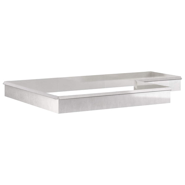 Schneckenzaun Silber Edelstahl 16 Stk