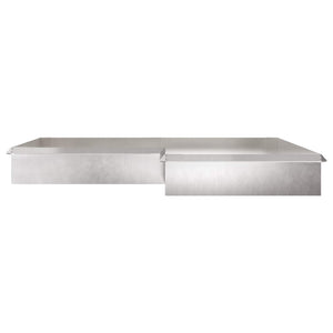Schneckenzaun Silber Edelstahl 16 Stk