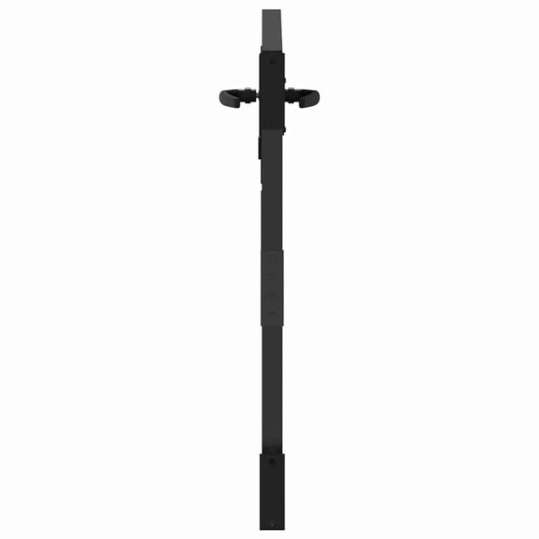 Schwarzes Gartentor 85x100 cm Stahl