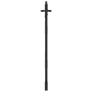 Schwarzes Gartentor 85x125 cm Stahl