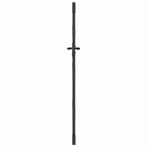 Schwarzes Gartentor 85x200 cm Stahl
