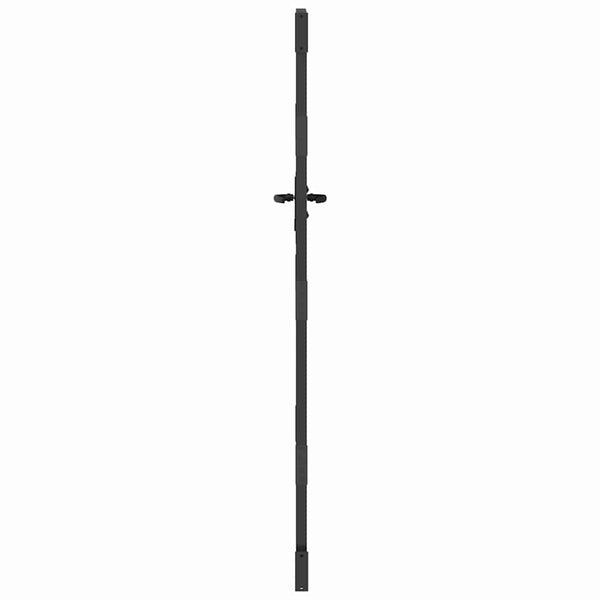 Schwarzes Gartentor 85x200 cm Stahl