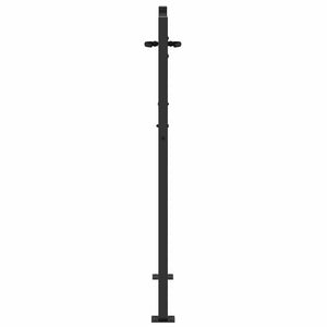 Schwarzes Gartentor 110 x 130 cm